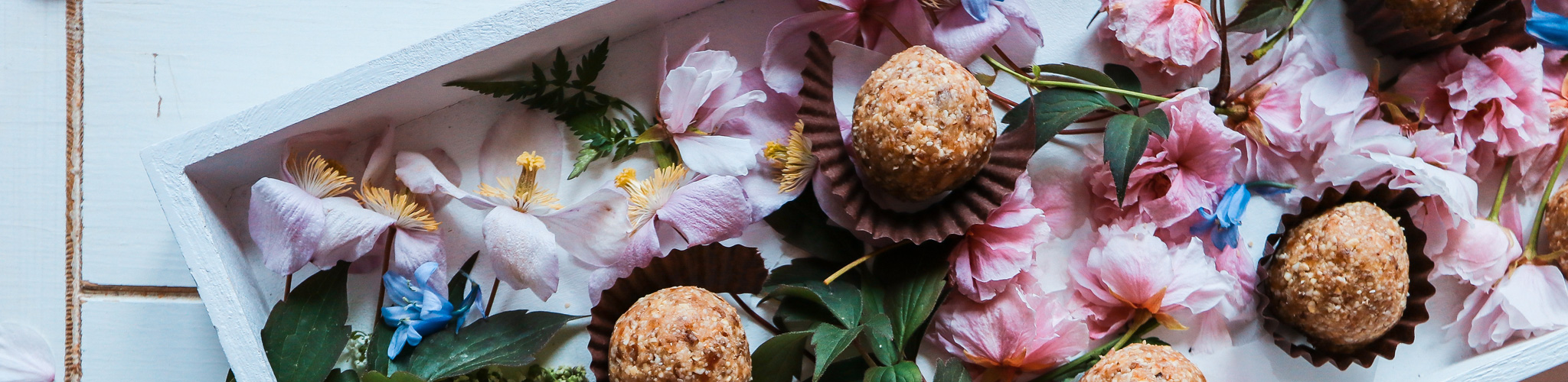 Photo of Flowers and Pastries